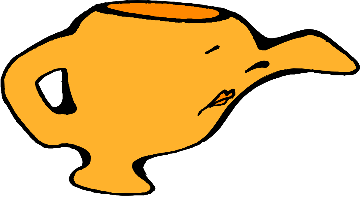 Teapot Clipart with Handle - Perfect for Vintage Illustrations