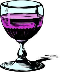 Glass with Liquid Clipart - Refreshing Beverage Illustration