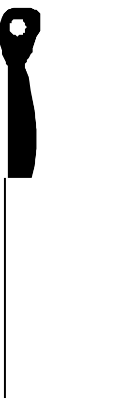 White Square Icon on Black Background - Minimalist Clipart Collection