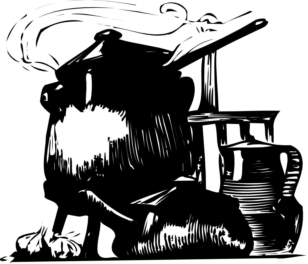 a black and white drawing of a man with a beard clip art png transparent Bearded Man Nose Clipart - Black and White Drawing