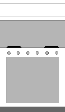 Open Door Stove Clipart: Perfect for Culinary Illustrations