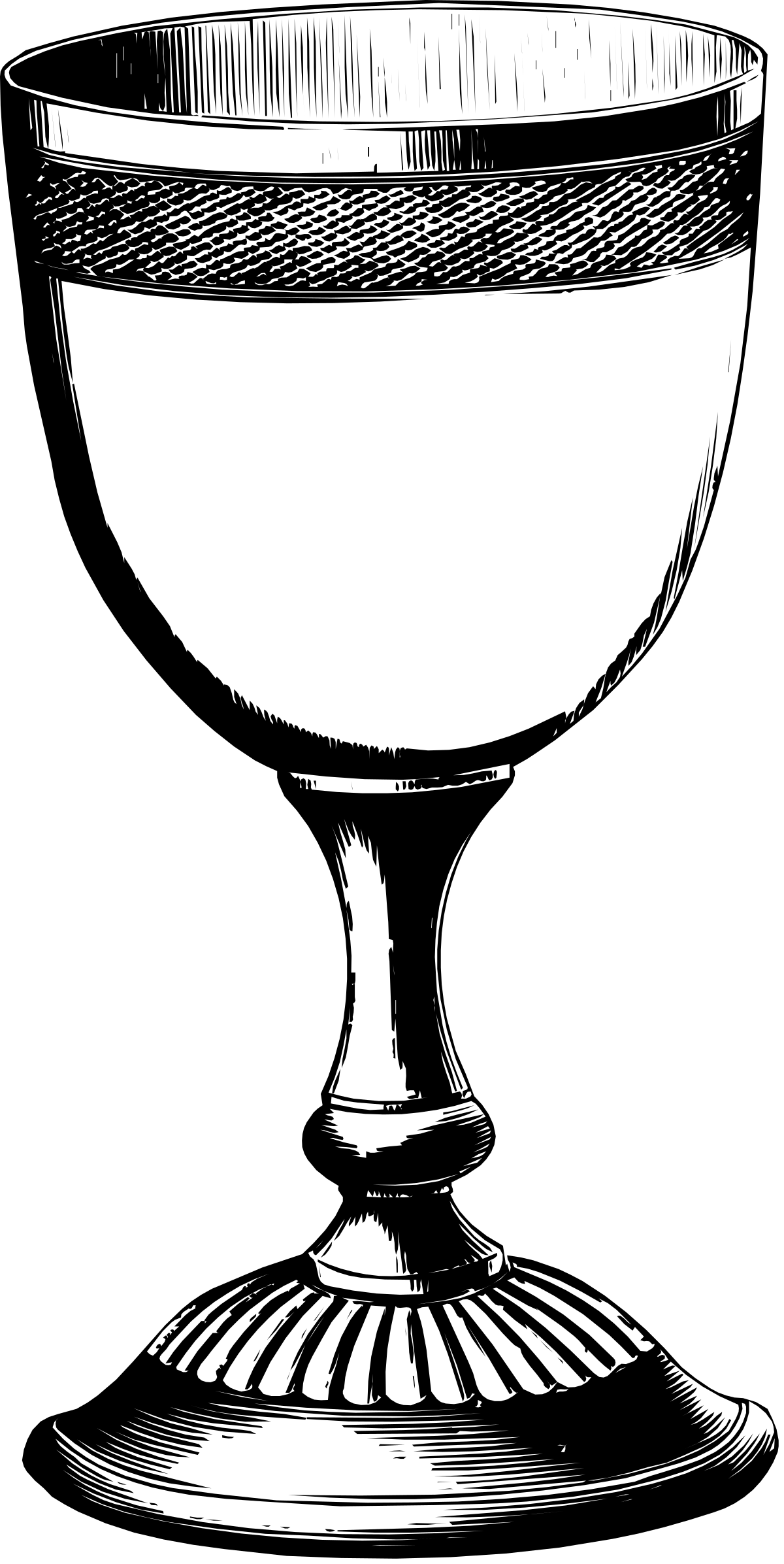 Black and White Bowl Clipart: Elegant Kitchen Icon