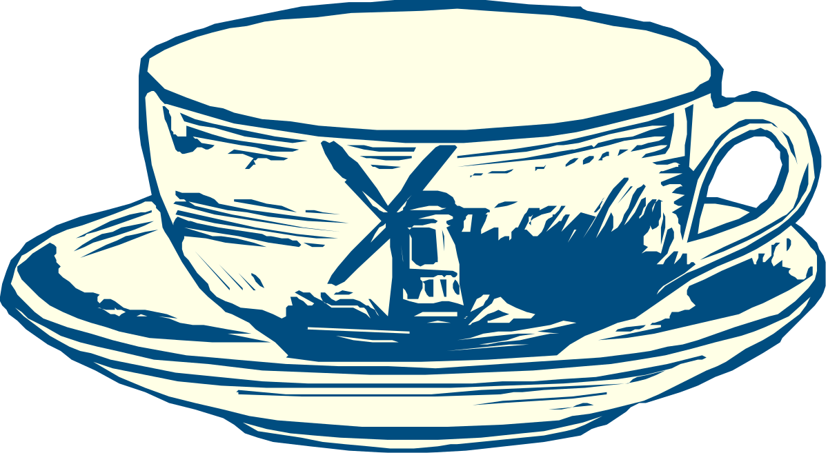 a cup and saucer with a spoon clip art png transparent Cup and Saucer with Spoon Clipart - Perfect for Cozy Designs