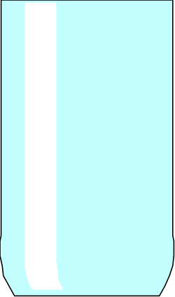 Blue Jar with White Stripe - Stylish Clipart for Your Projects