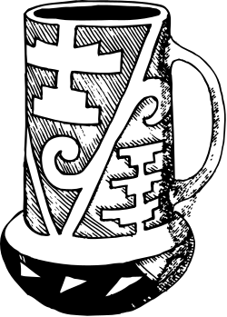 Cup with a Playful 'S' Design - Fun Clipart for Various Uses