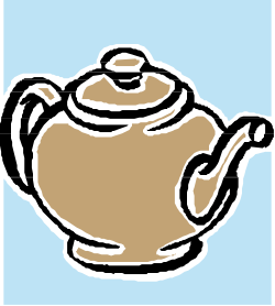 Teapot Clipart with Black Handle - Perfect for Your Creative Projects