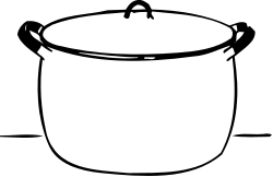 Pot with Lid Clipart: Versatile Kitchenware for Your Projects