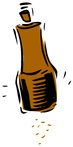 Brown Vase on Table Clipart for Elegant Home Decor