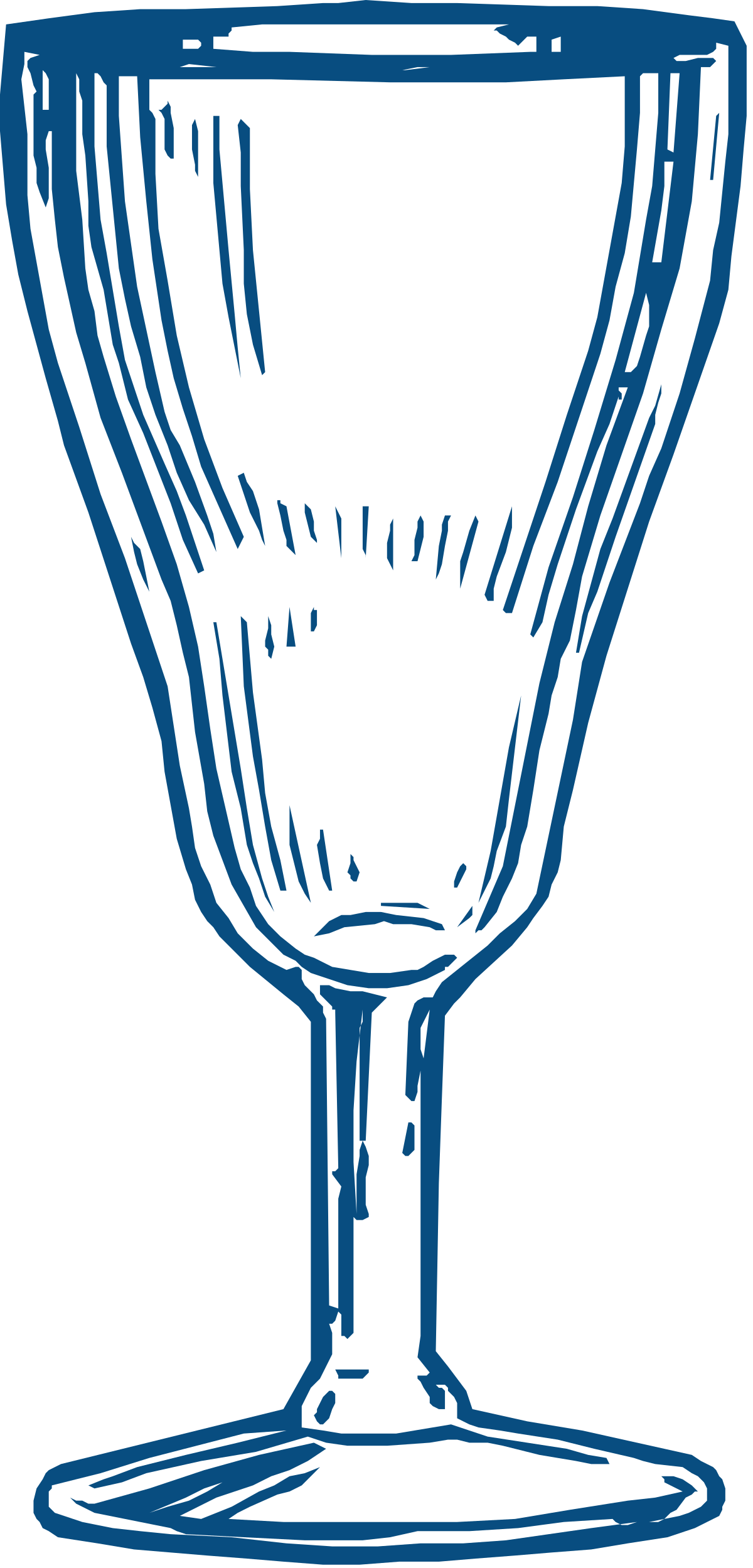Wine Glass Clipart - Elegant Wine Glass Illustration for Celebrations