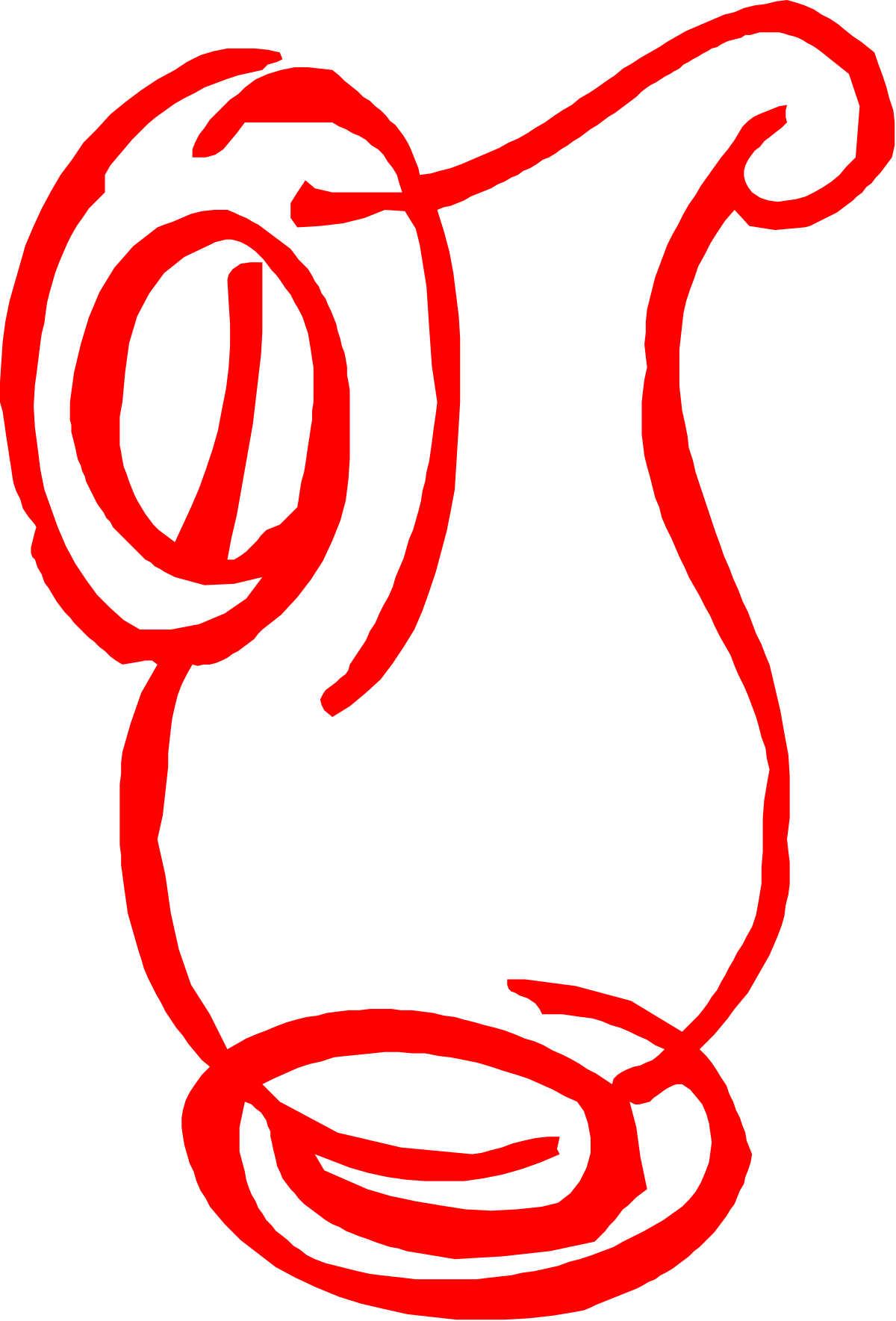 Red and White Face Clipart: Unique Character Illustrations