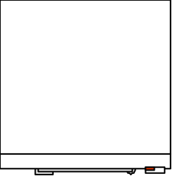 White Screen with Black Border Clipart for Clean Presentations