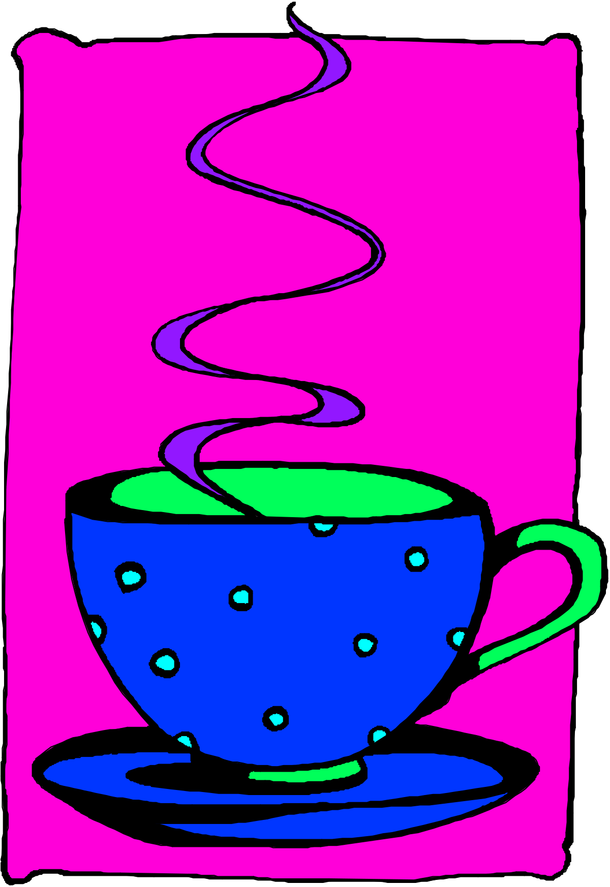 Cup of Coffee and Tea Infusion Clipart for Your Creative Projects
