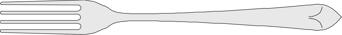 White Fish Silhouette on Black Background Clipart