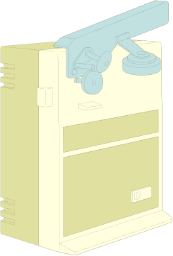 Computer with Mouse Clipart: Ideal for Technology and Office Designs