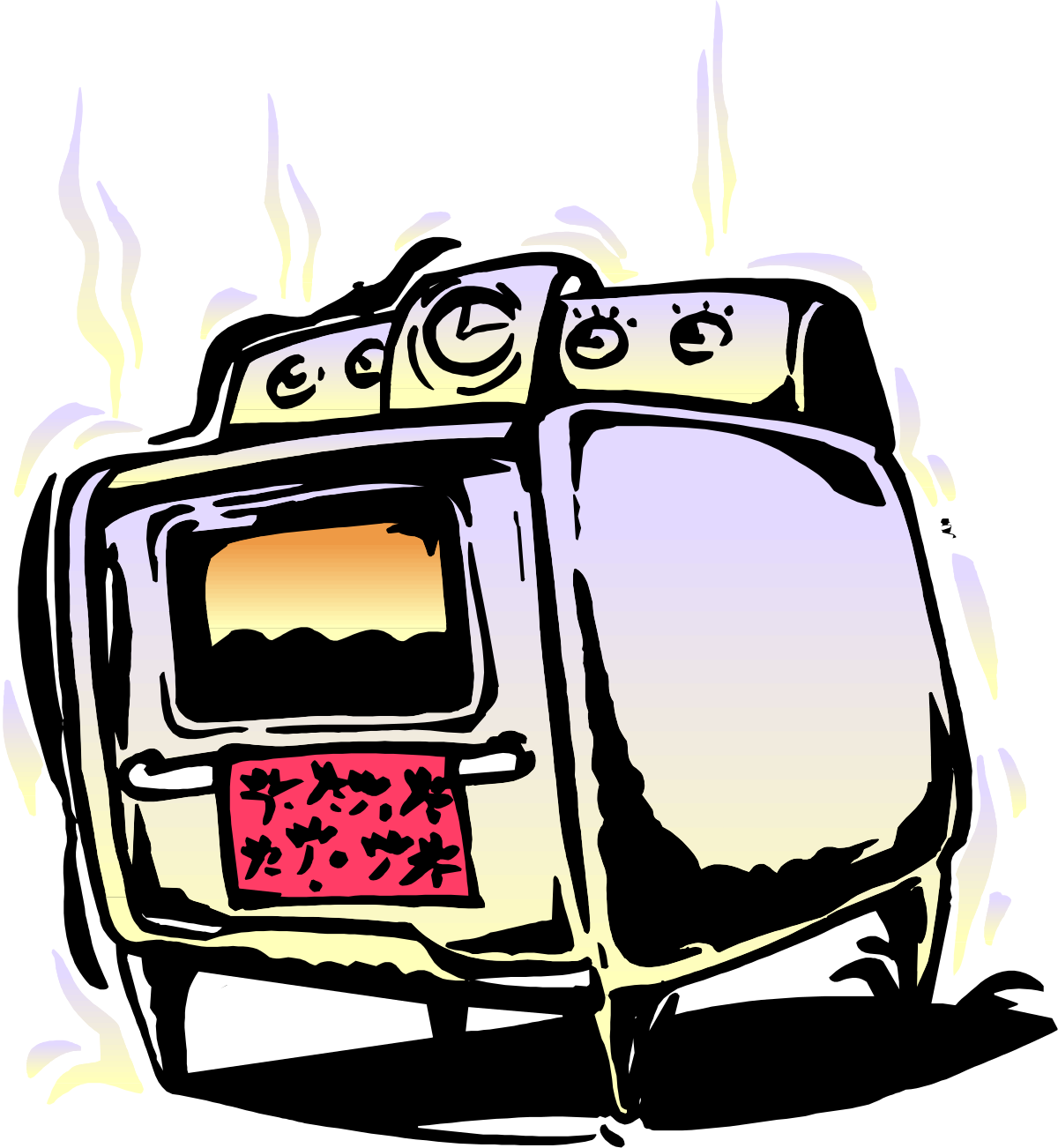 Car with Flames Clipart: Dynamic and Bold Design