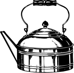 Kettle with Teapot Clipart - Perfect for Cozy Tea Moments