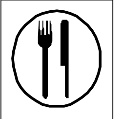 Fork and Knife Logo - Elegant Black and White Clipart Design