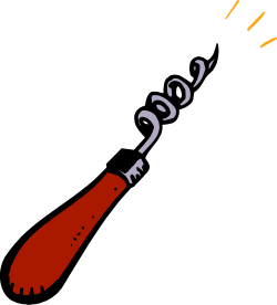 Red Knife on Black Background Clipart for Vibrant Visuals