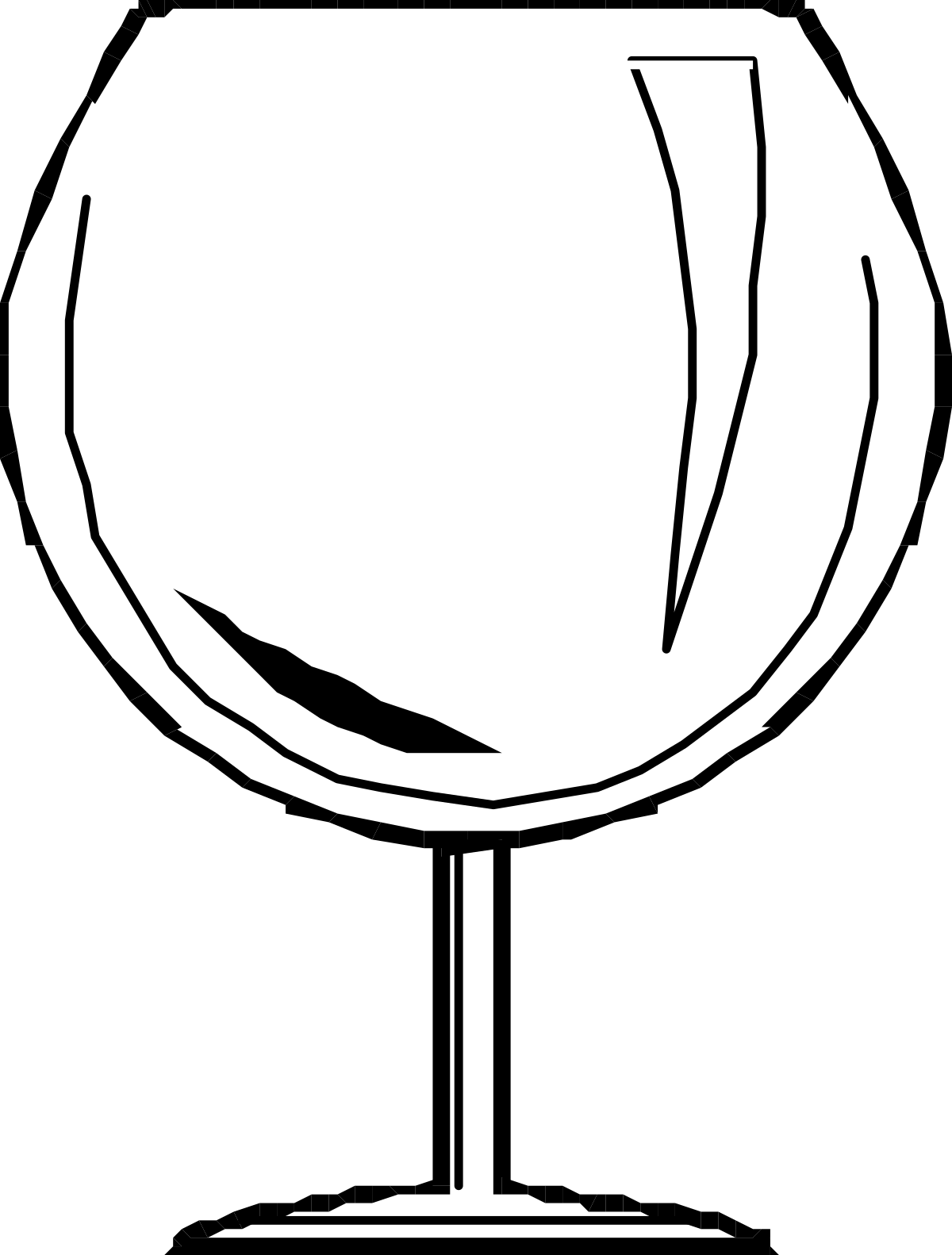 a glass of wine clip art png transparent Glass of Wine Clipart - Elegant and Versatile Design