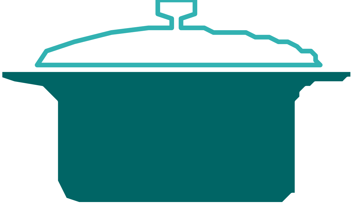 Pot with Lid Clipart: High-Quality Kitchenware Illustration