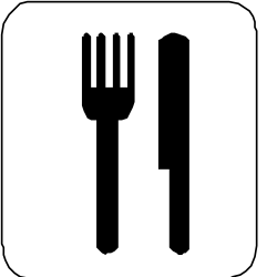 Fork and Knife Icon Clipart for Culinary Creations