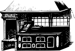 Black and White Bar Clipart for Stylish Projects