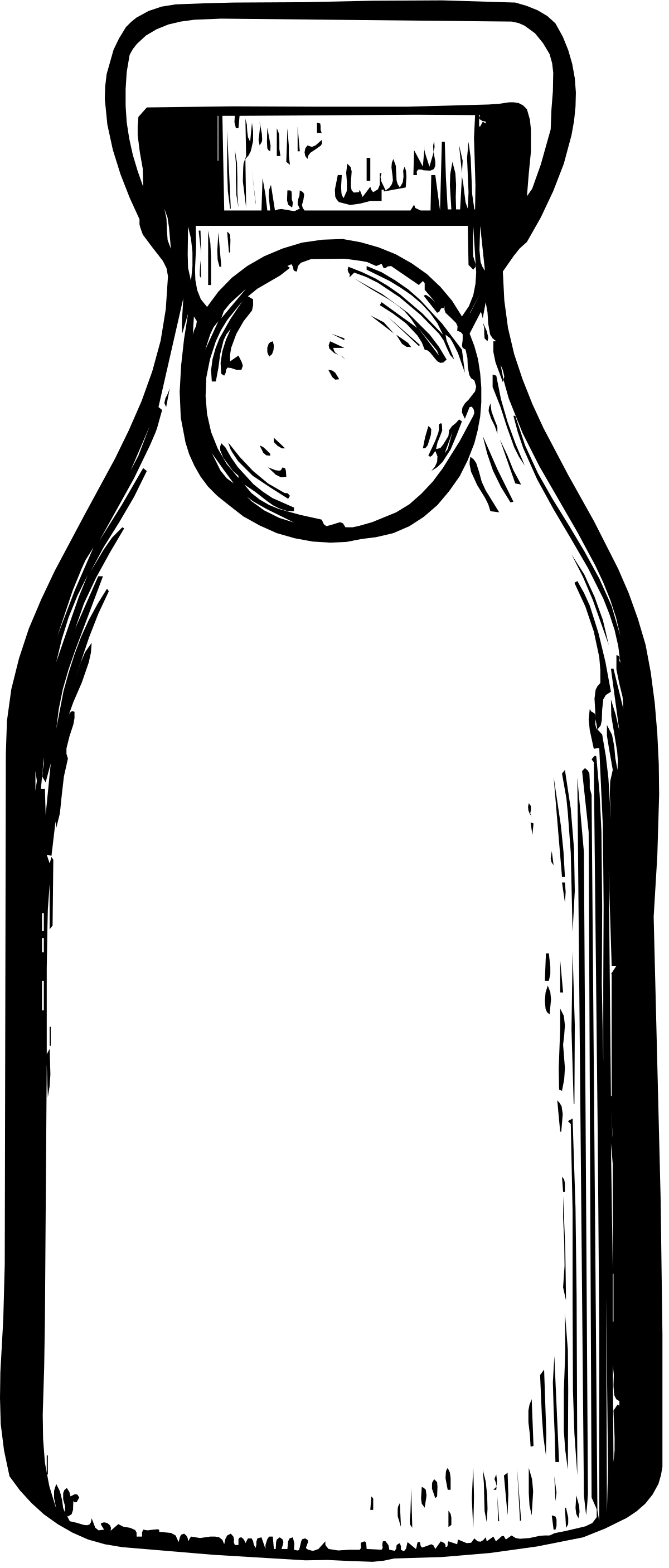 Milk Jar Clipart: Fresh and Wholesome Dairy Illustration