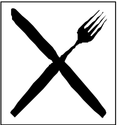 Knife and Fork Icon Clipart for Culinary Creativity