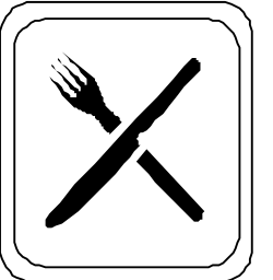 Black and White Crossed Swords Clipart - Bold Symbol of Valor