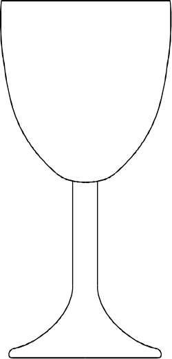 White Wine Glass Clipart: Elegant & Refined Imagery