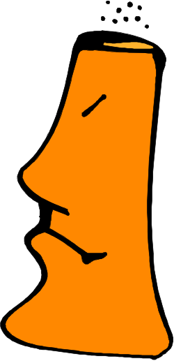 Cartoon Face Clipart with Black Outline for Fun Designs