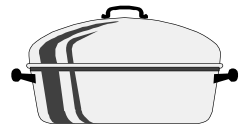 White Helmet with Black Stripe Clipart for Safety and Gear