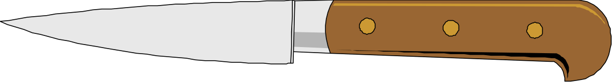 a knife with a knife blade on it clip art png transparent Knife Blade Clipart - Detailed Knife Illustration for Projects