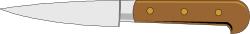 Knife Blade Clipart - Detailed Knife Illustration for Projects
