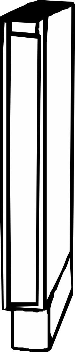 Black and White Book Clipart - Perfect for Educational Projects