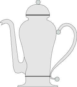 White Teapot with Lid Clipart for Elegant Designs