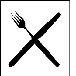 Knife and Fork Icon Clipart - Perfect Dining Table Elements