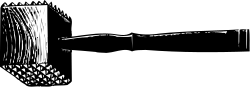Black and White Letter P Clipart Illustration