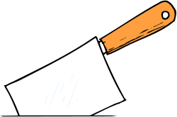 Knife with Blade Clipart - Perfect for Culinary Designs