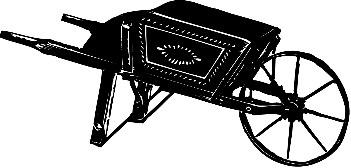 Wagon Clipart: Stunning Black and White Illustrations