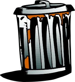 Trash Can with Lid and Handle Clipart for Versatile Uses