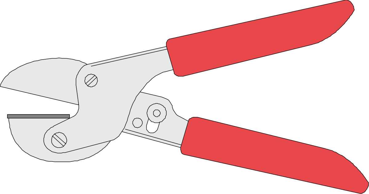 Pliers Clipart: Red-Handled Tool Illustration for Creative Projects