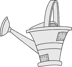 Watering Can Clipart - Vibrant Gardening Essentials for Every Project