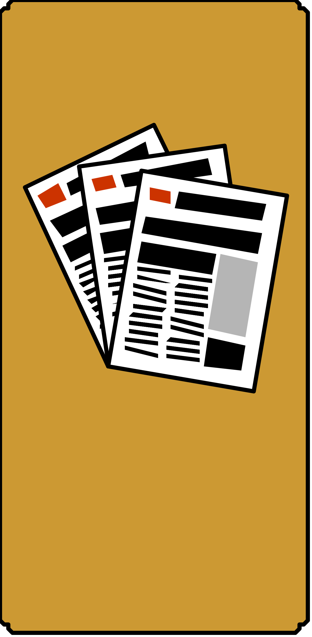 a newspaper with a red stripe on it clip art png transparent Red Stripe Newspaper Clipart for Vibrant Visuals