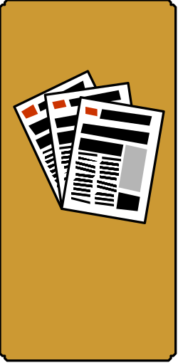 Red Stripe Newspaper Clipart for Vibrant Visuals