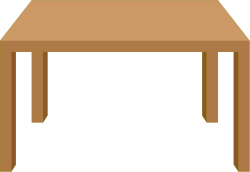 Wooden Table Clipart: Elegant Designs for Every Project