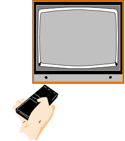 Hand Holding Cell Phone and Television Clipart - Perfect for Digital Projects